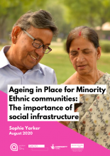 Ageing in place for minority ethnic communities: The importance of social infrastructure